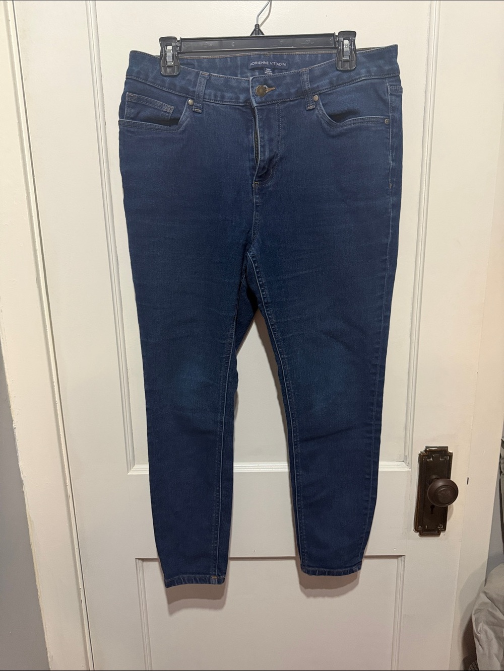 Adrienne Vittadini Dark Blue Skinny Jeans